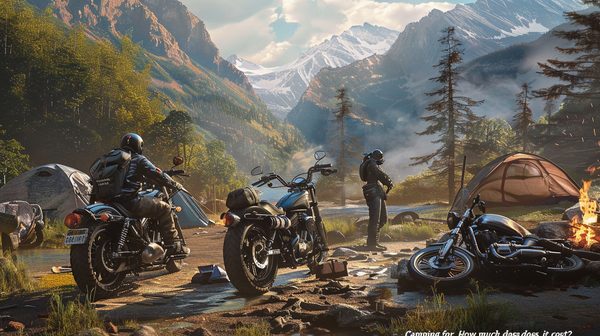 Camping pour les motards : combien cela peut coûter ?